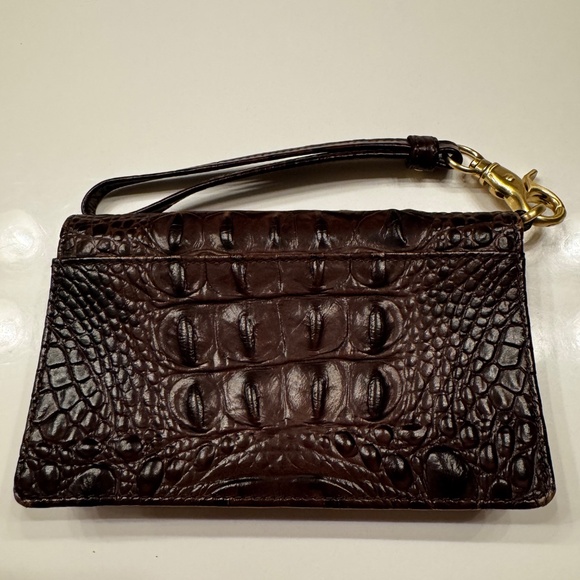 Brahmin Melbourne Collection Debra Crocodile-Embossed Wallet - Picture 5 of 10